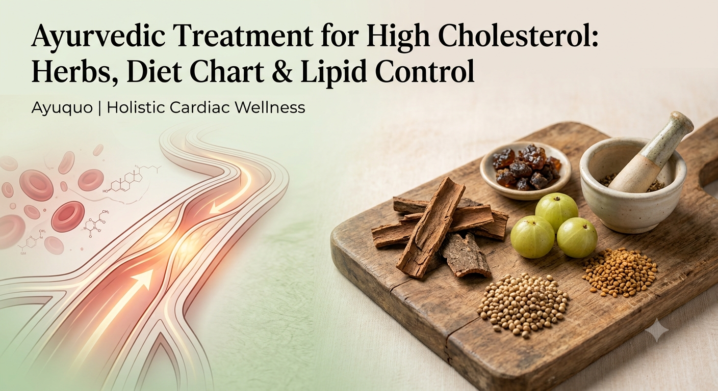 Ayurvedic Treatment for High Cholesterol: Herbs, Diet Chart & Lipid Control